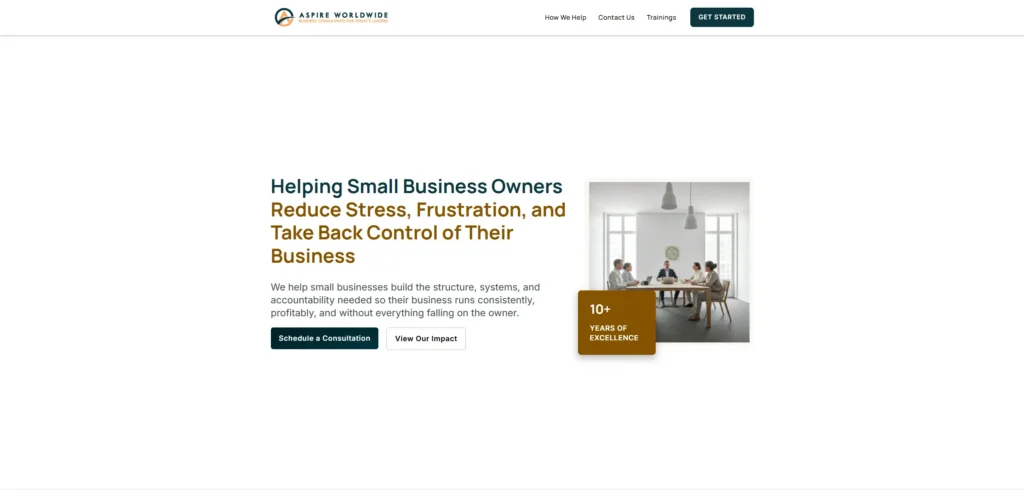 Aspire Worldwide WordPress website project by Mark Recabo